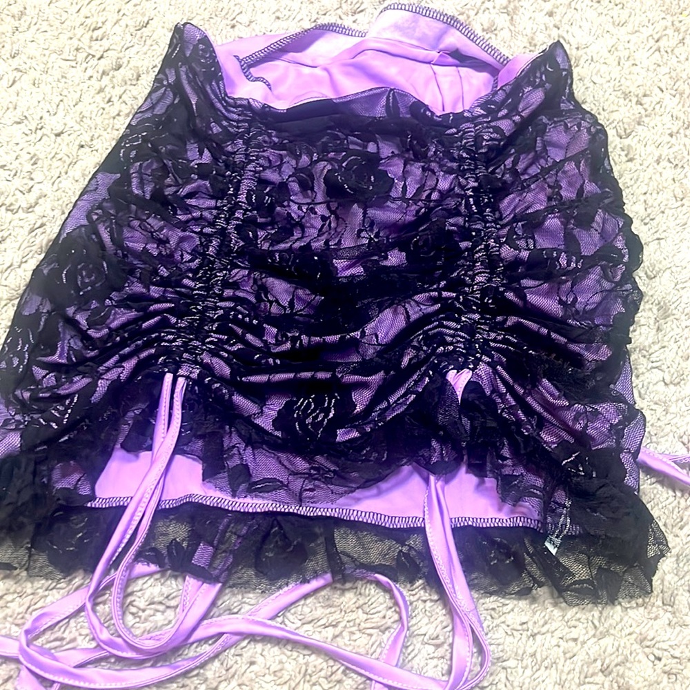 y2k emo skirt size xs- but adjustable to small or medium